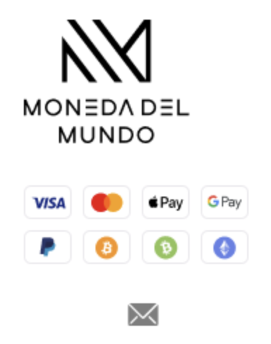 Métodos de pago Moneda del Mundo